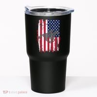American Horse Racing Flag Tumbler thumb 0