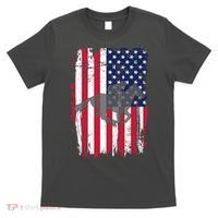 American Horse Racing Flag T-Shirt thumb 0
