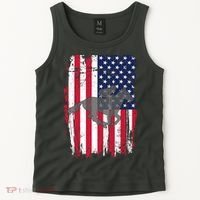 American Horse Racing Flag Tank Top thumb 2