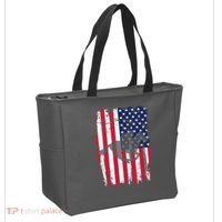 American Horse Racing Flag Tote Bag thumb 2