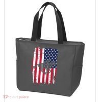 American Horse Racing Flag Tote Bag thumb 3