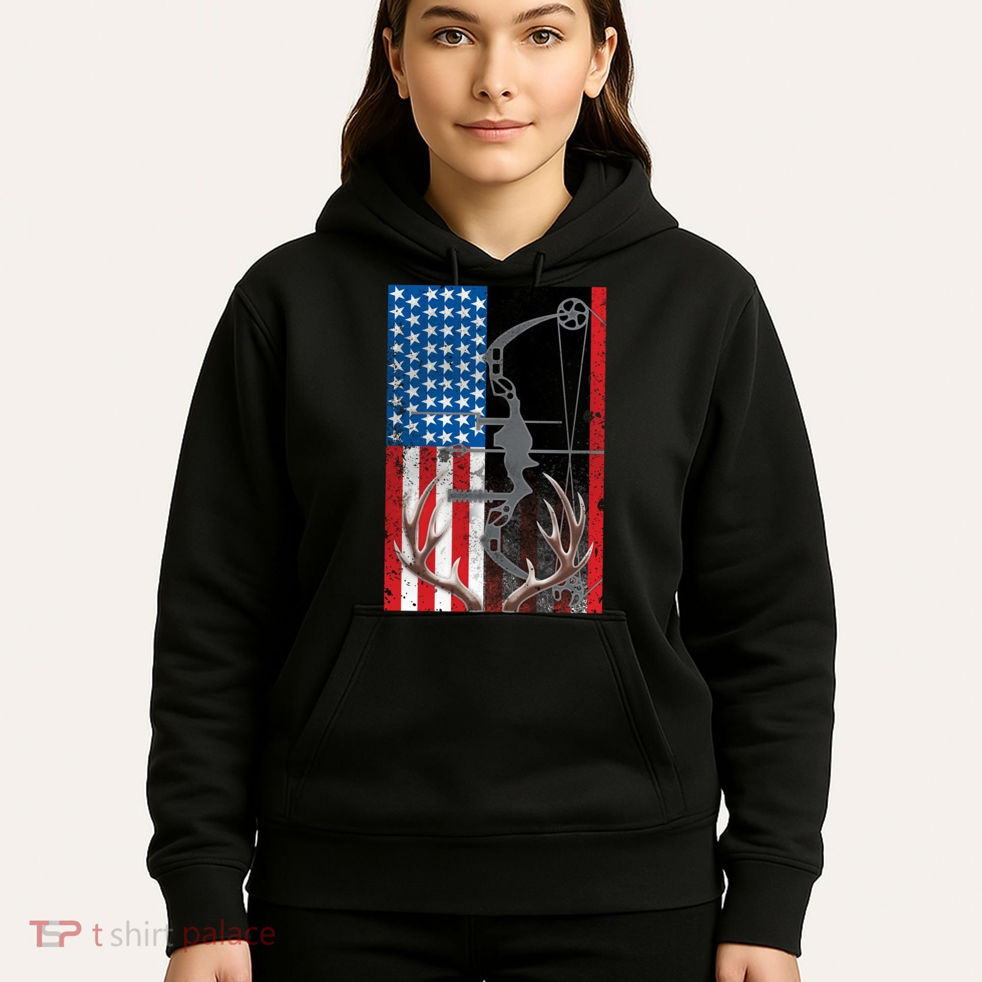American Hunter USA Flag Hoodie