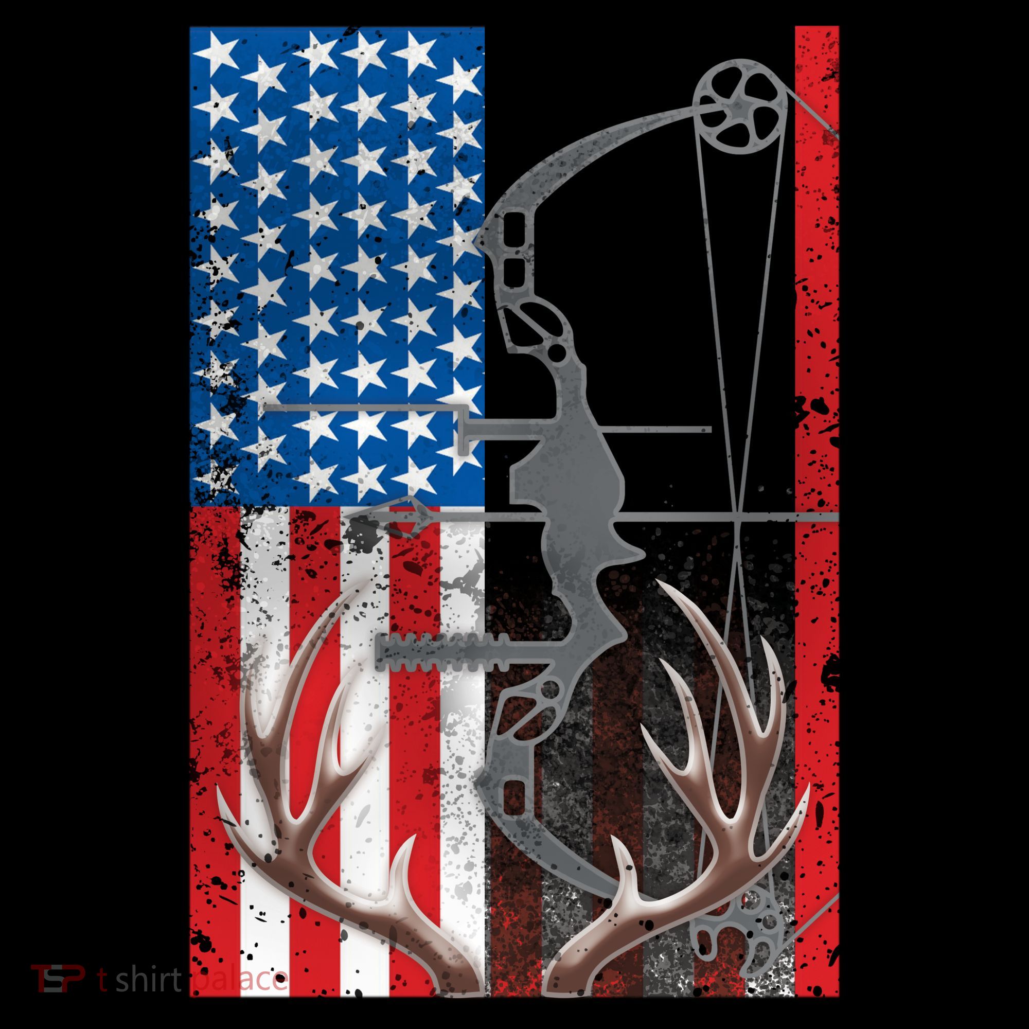 American Hunter USA Flag Baby Bodysuit