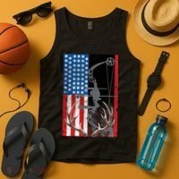 American Hunter USA Flag Tank Top thumb 4