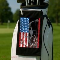 American Hunter USA Flag Golf Towel thumb 2
