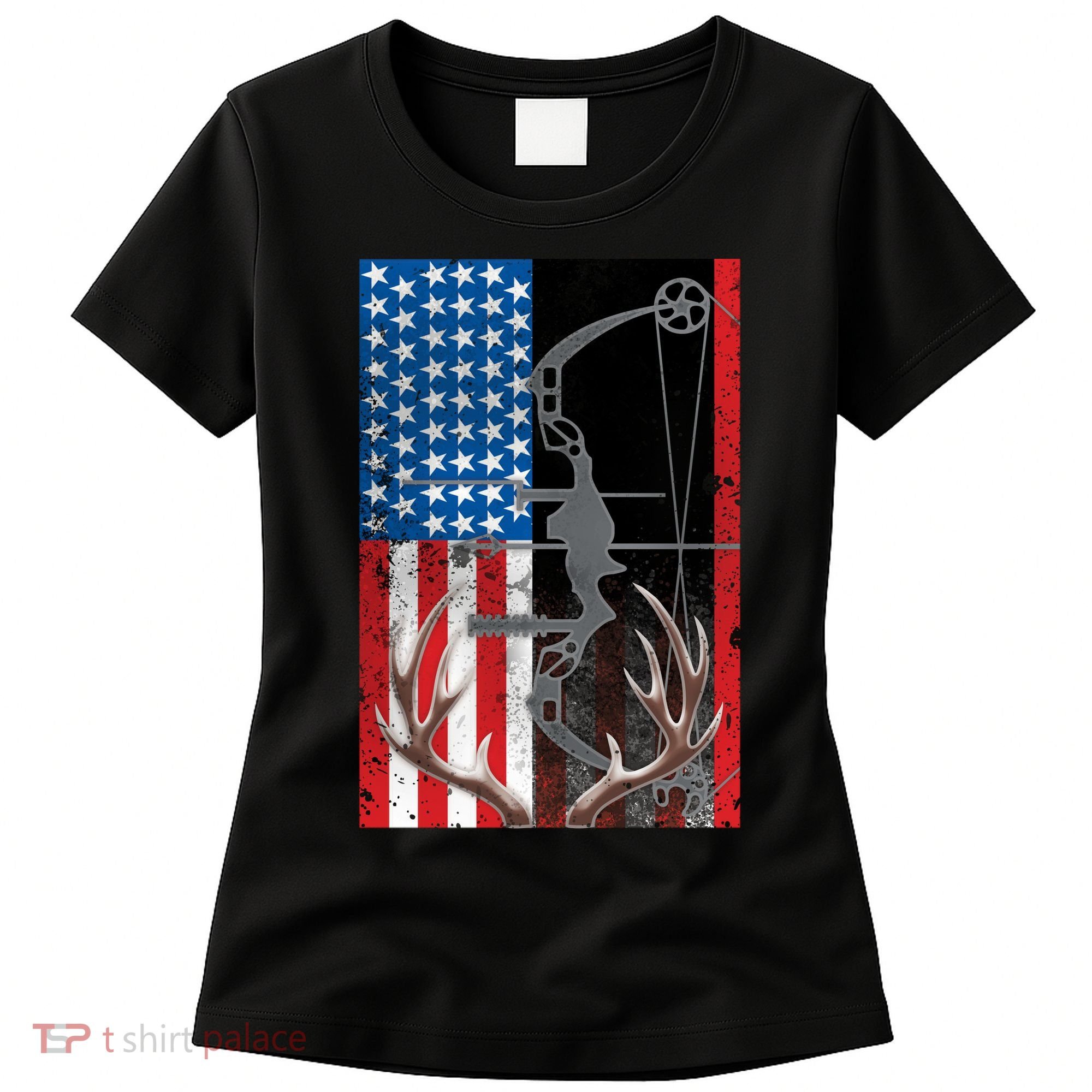 American Hunter USA Flag Women's T-Shirt