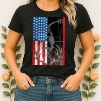American Hunter USA Flag Women's T-Shirt thumb 2