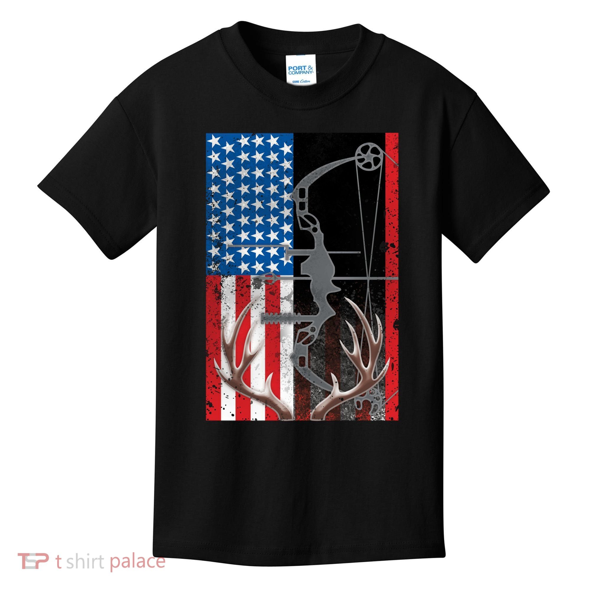 American Hunter USA Flag Kids T-Shirt