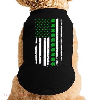 American Irish Clover Flag St. Patrick's Day  Doggie Tank