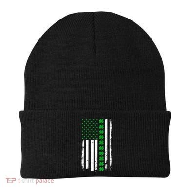 American Irish Clover Flag St. Patrick's Day  Beanie