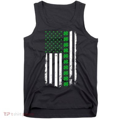 American Irish Clover Flag St. Patrick's Day  Tank Top