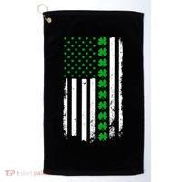 American Irish Clover Flag St. Patrick's Day  Golf Towel thumb 0