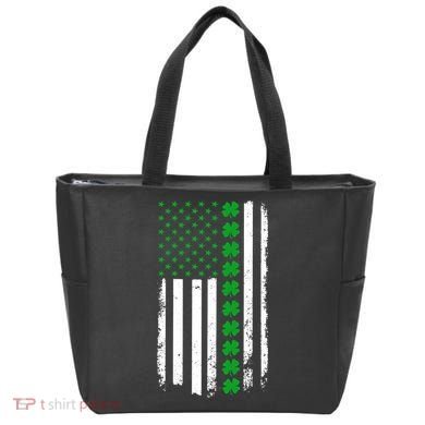 American Irish Clover Flag St. Patrick's Day  Tote Bag