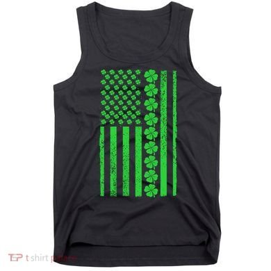 American Irish Clover Vintage Flag Tank Top