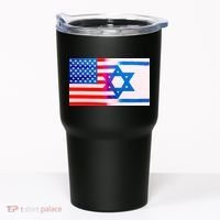 American Israel Flag Tumbler thumb 0