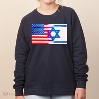 American Israel Flag Women's Sweatshirt thumb 0