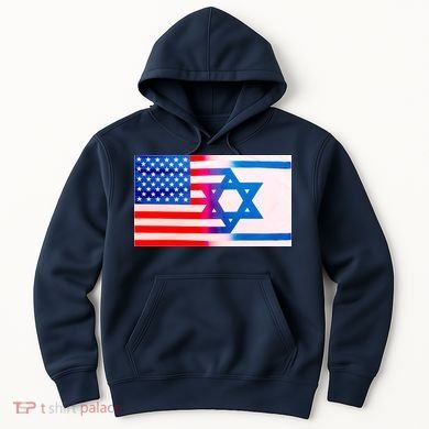 American Israel Flag Hoodie