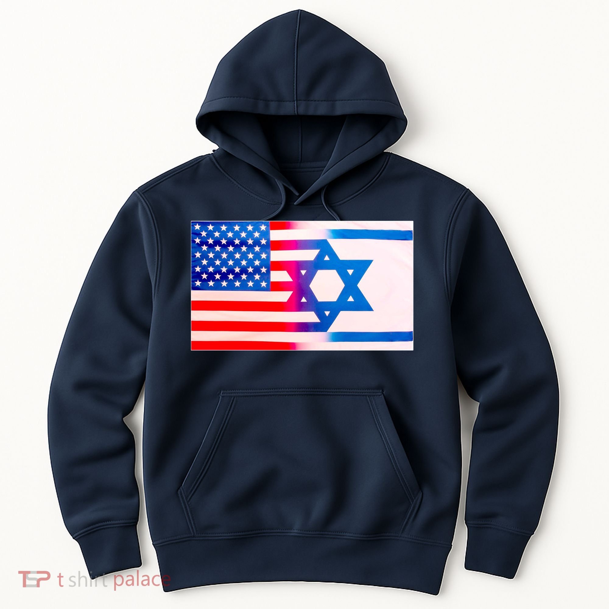 American Israel Flag Hoodie