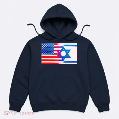 American Israel Flag Hoodie