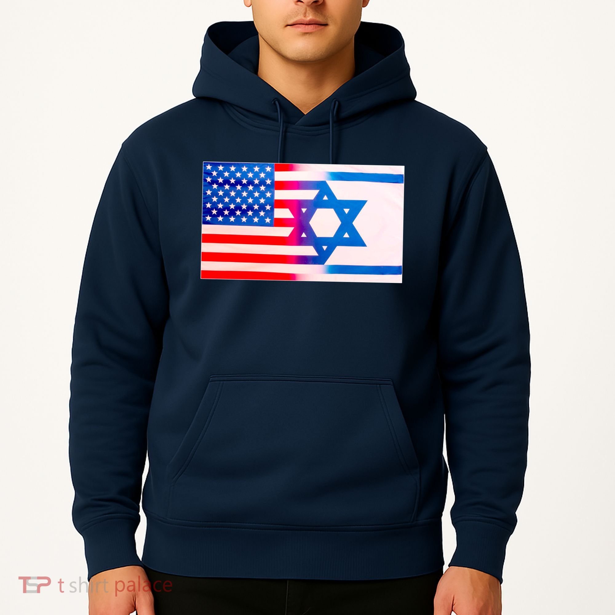 American Israel Flag Hoodie