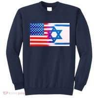 American Israel Flag Sweatshirt thumb 0