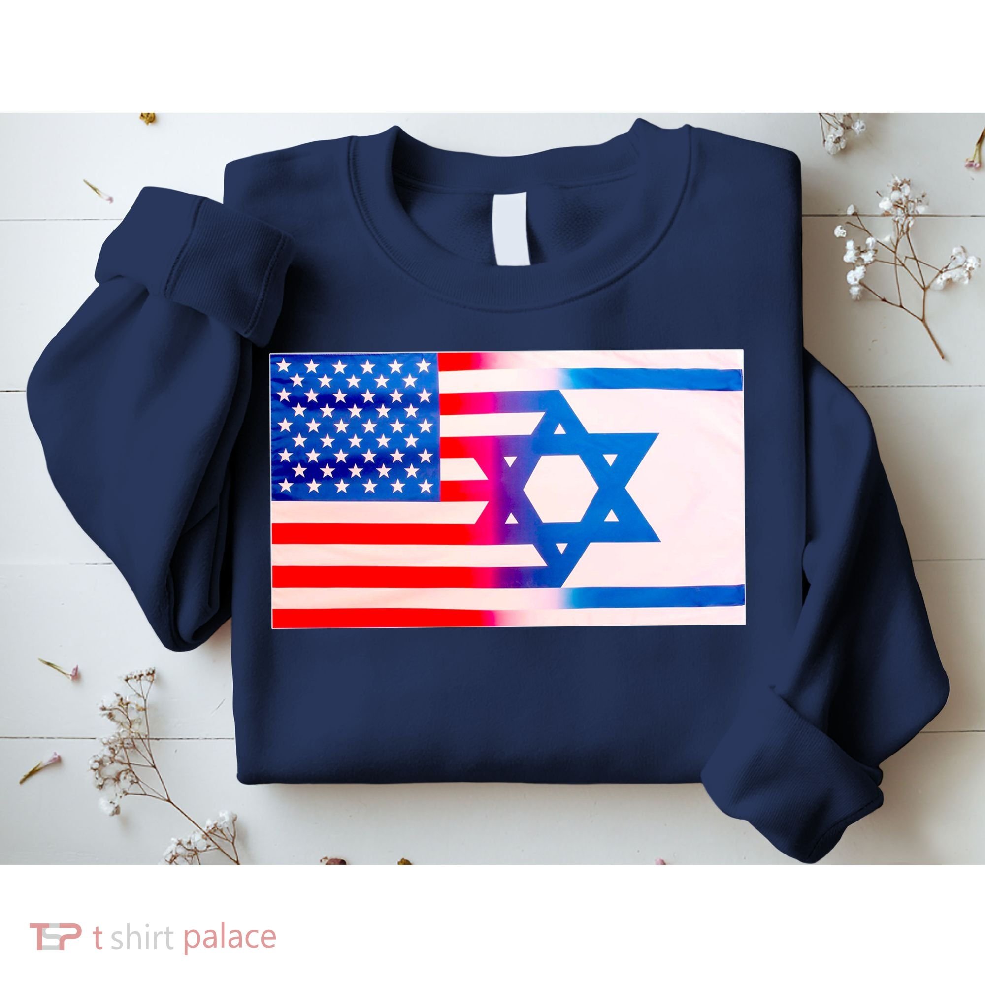 American Israel Flag Sweatshirt