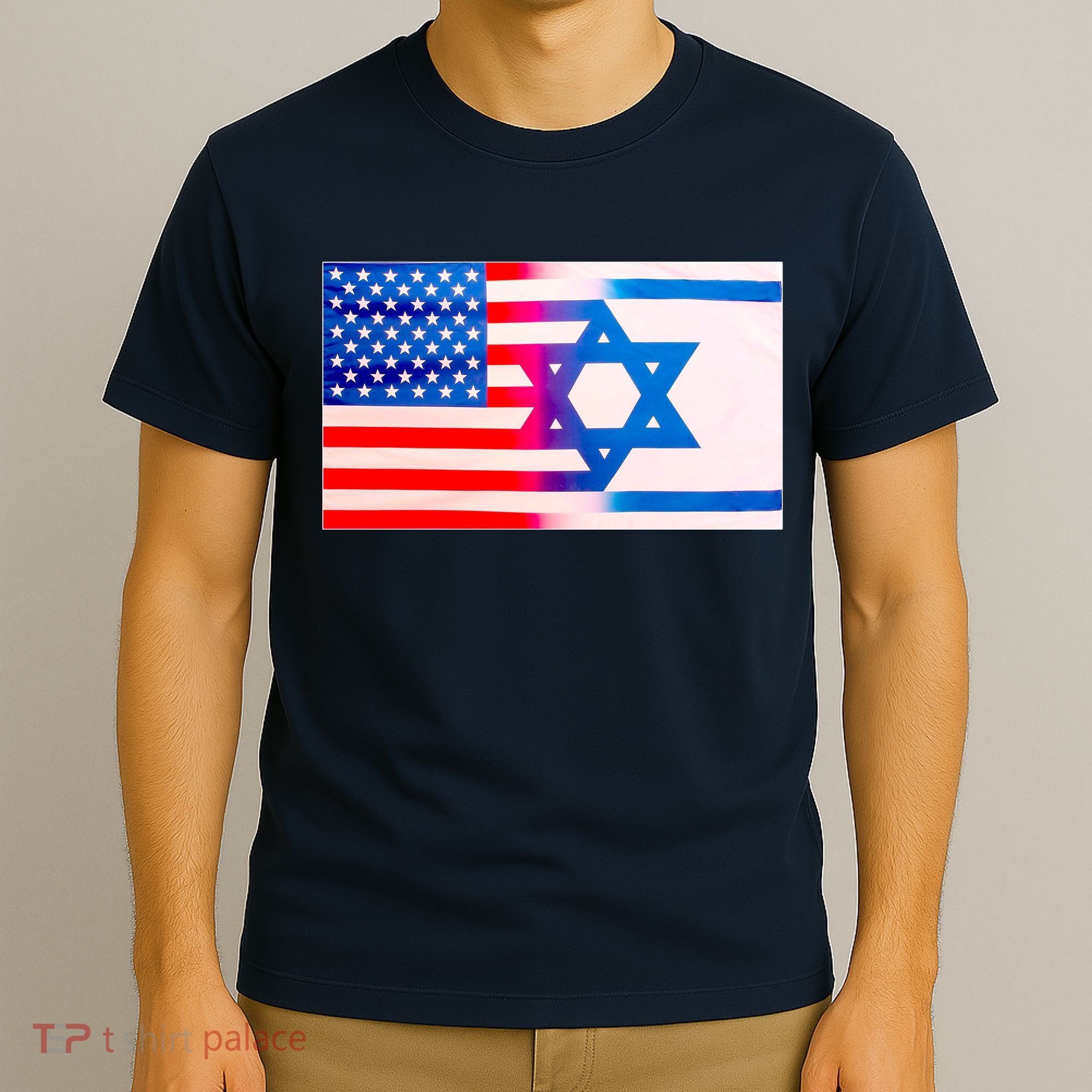 American Israel Flag T-Shirt