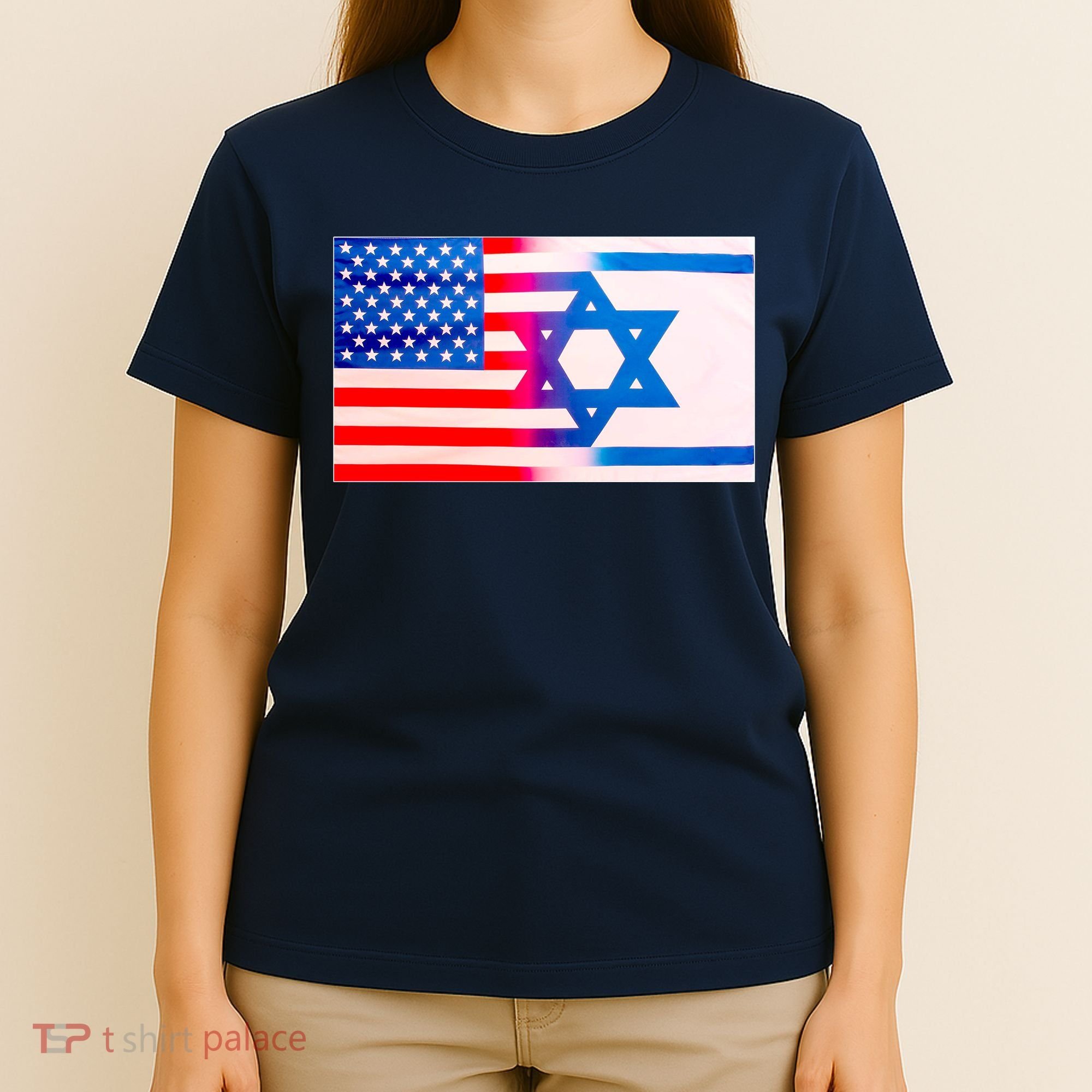 American Israel Flag T-Shirt