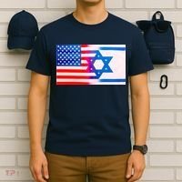 American Israel Flag T-Shirt thumb 6