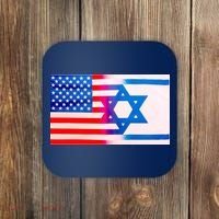 American Israel Flag Coaster thumb 0