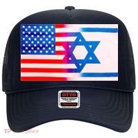 American Israel Flag Hat thumb 0