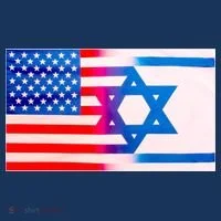 American Israel Flag Toddler Hoodie thumb 2