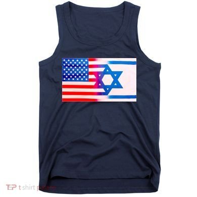 American Israel Flag Tank Top