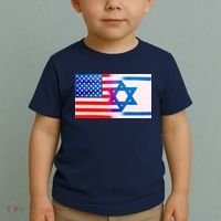 American Israel Flag Toddler T-Shirt thumb 2