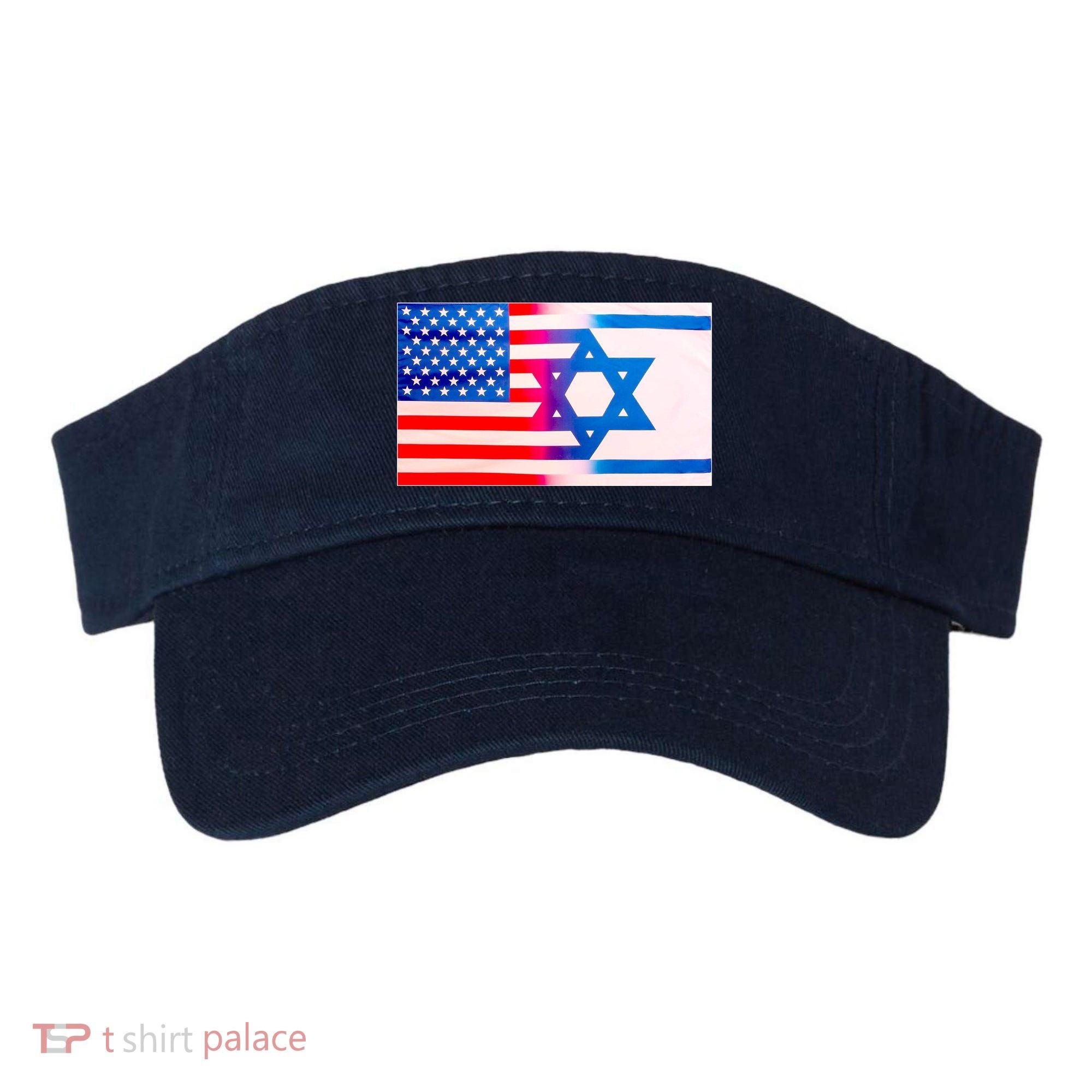 American Israel Flag Visor