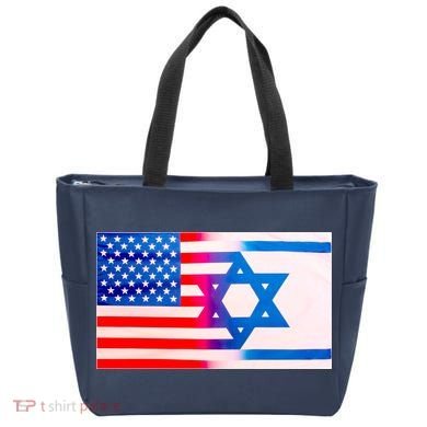 American Israel Flag Tote Bag