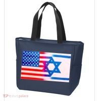 American Israel Flag Tote Bag thumb 3