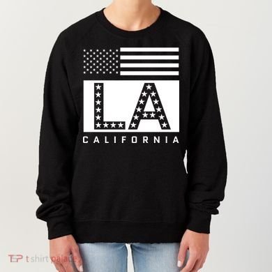 American LA California State Flag Women's Sweatshirt