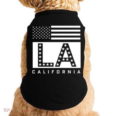 American LA California State Flag Doggie Tank