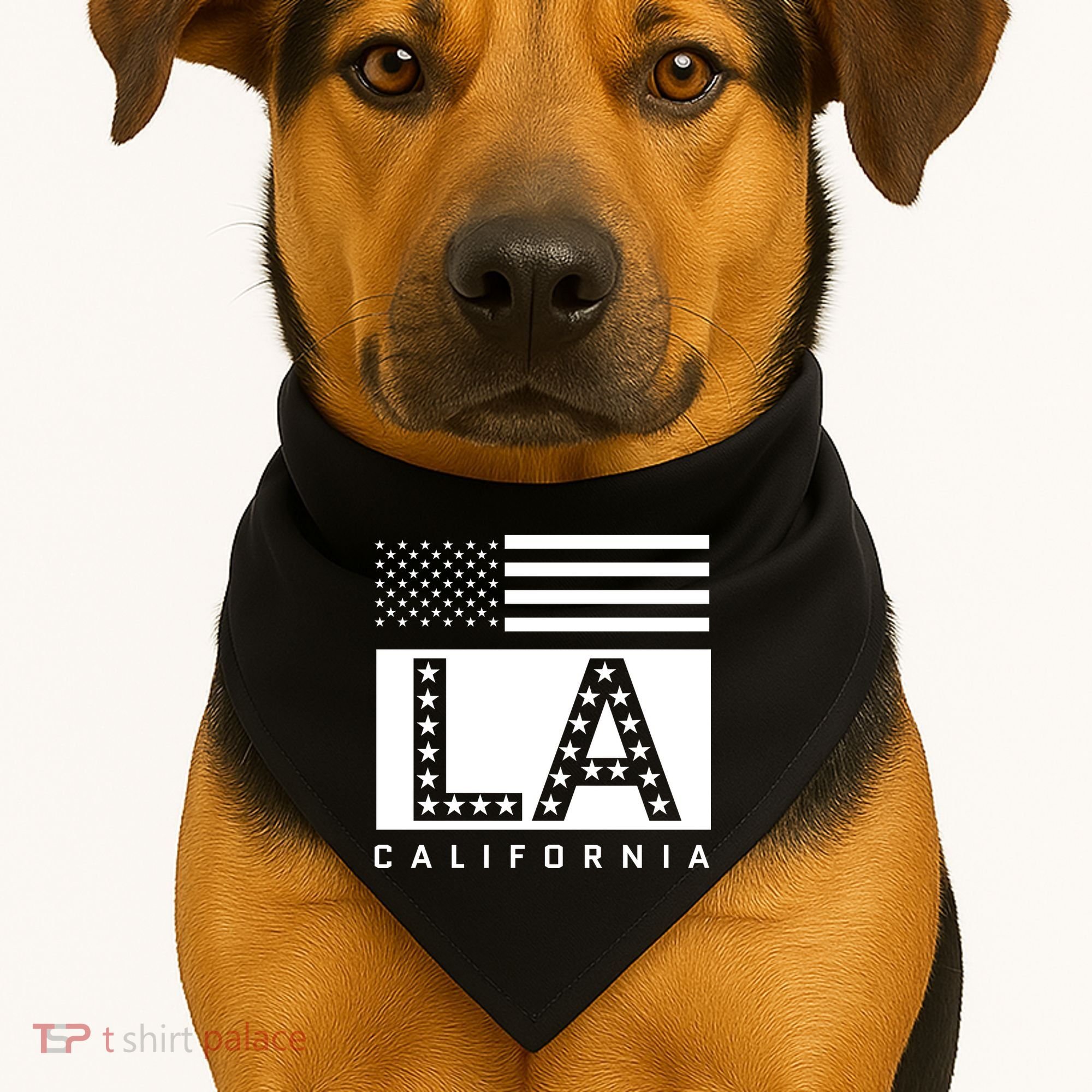 American LA California State Flag USA-Made Doggie Bandana