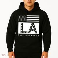 American LA California State Flag Hoodie thumb 2