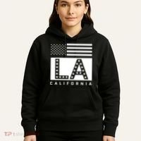 American LA California State Flag Hoodie thumb 5
