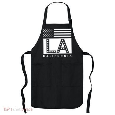 American LA California State Flag Apron