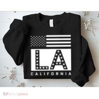 American LA California State Flag Sweatshirt thumb 2