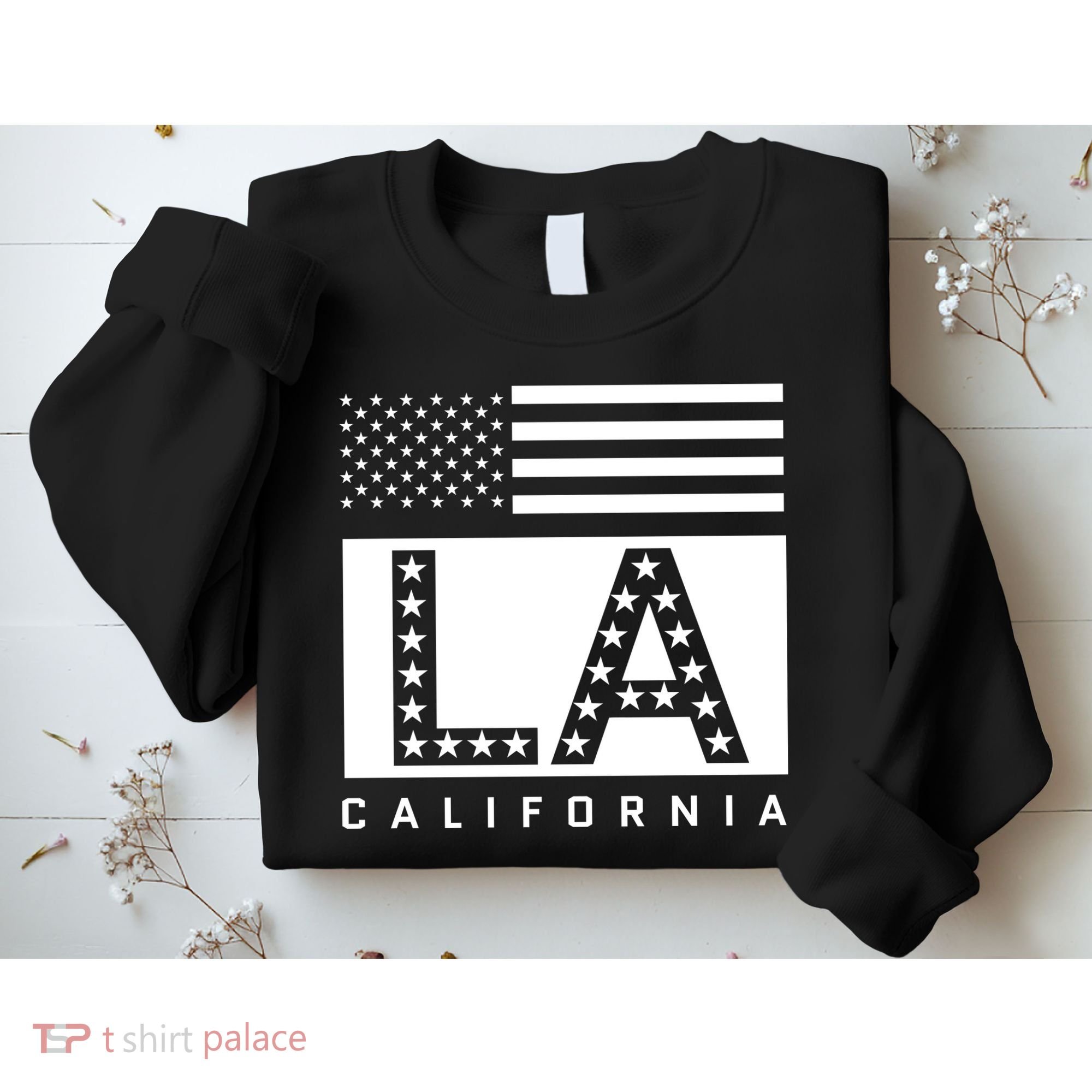 American LA California State Flag Sweatshirt