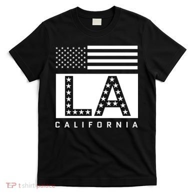 American LA California State Flag T-Shirt