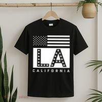 American LA California State Flag T-Shirt thumb 2