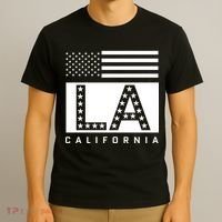 American LA California State Flag T-Shirt thumb 3