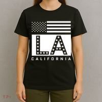 American LA California State Flag T-Shirt thumb 4