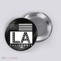 American LA California State Flag Button thumb 0